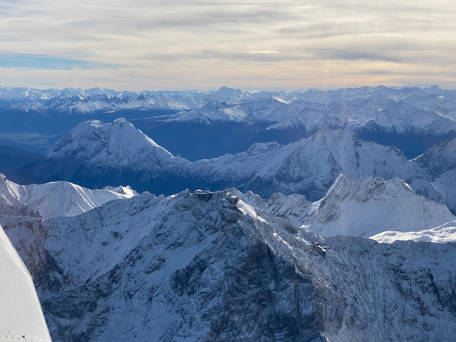 Nachmittagssonne über der Zugspitze