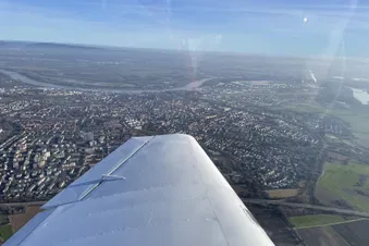 Schöner Rundflug im Rhein Main Gebiet