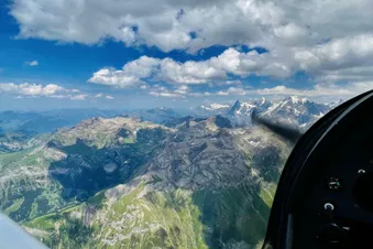 Blick auf die Berner Voralpen