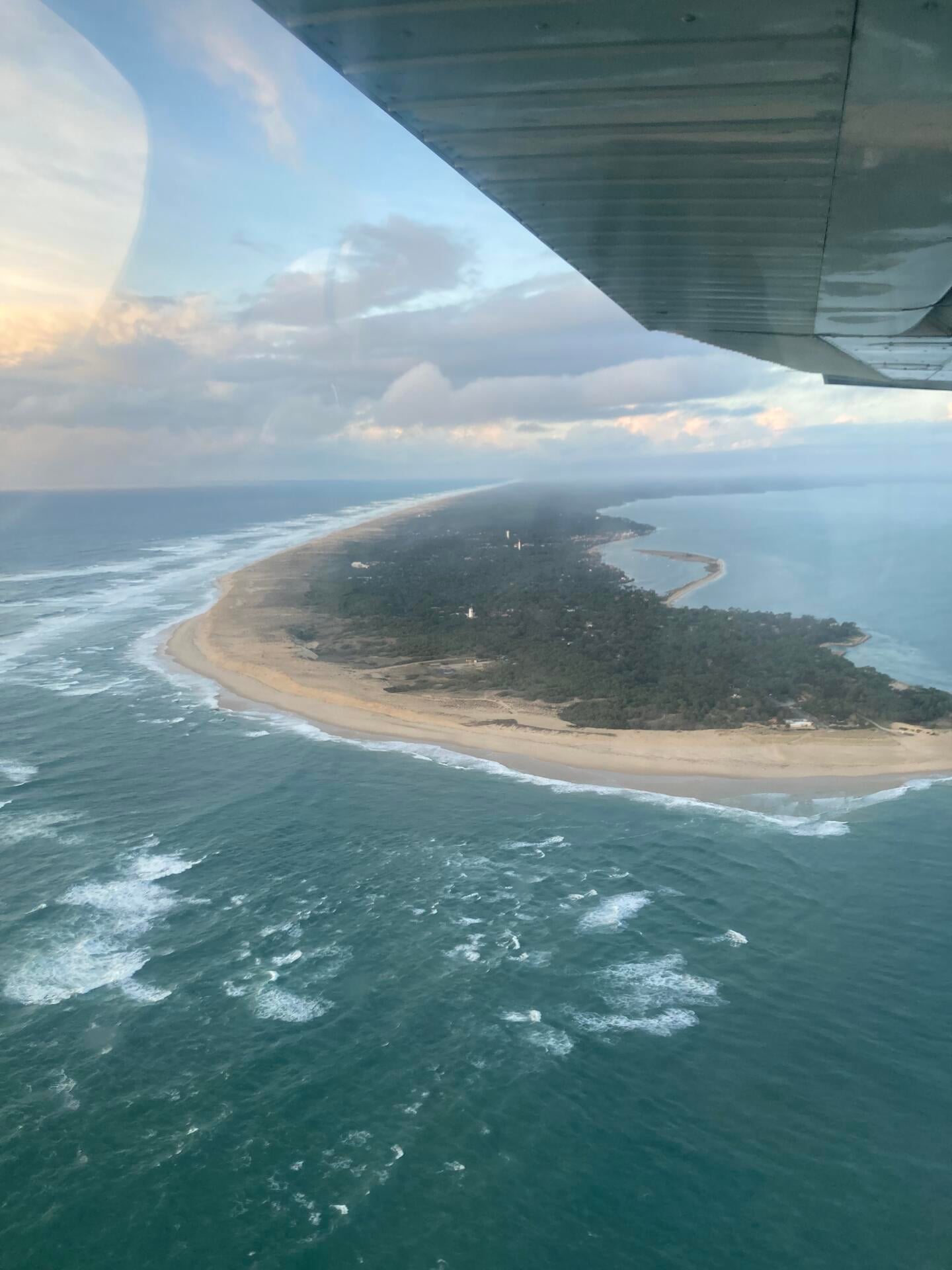 Bordeaux vu du ciel, tour de la CTR au départ d’Arcachon