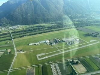 Flugplatz Locarno von oben