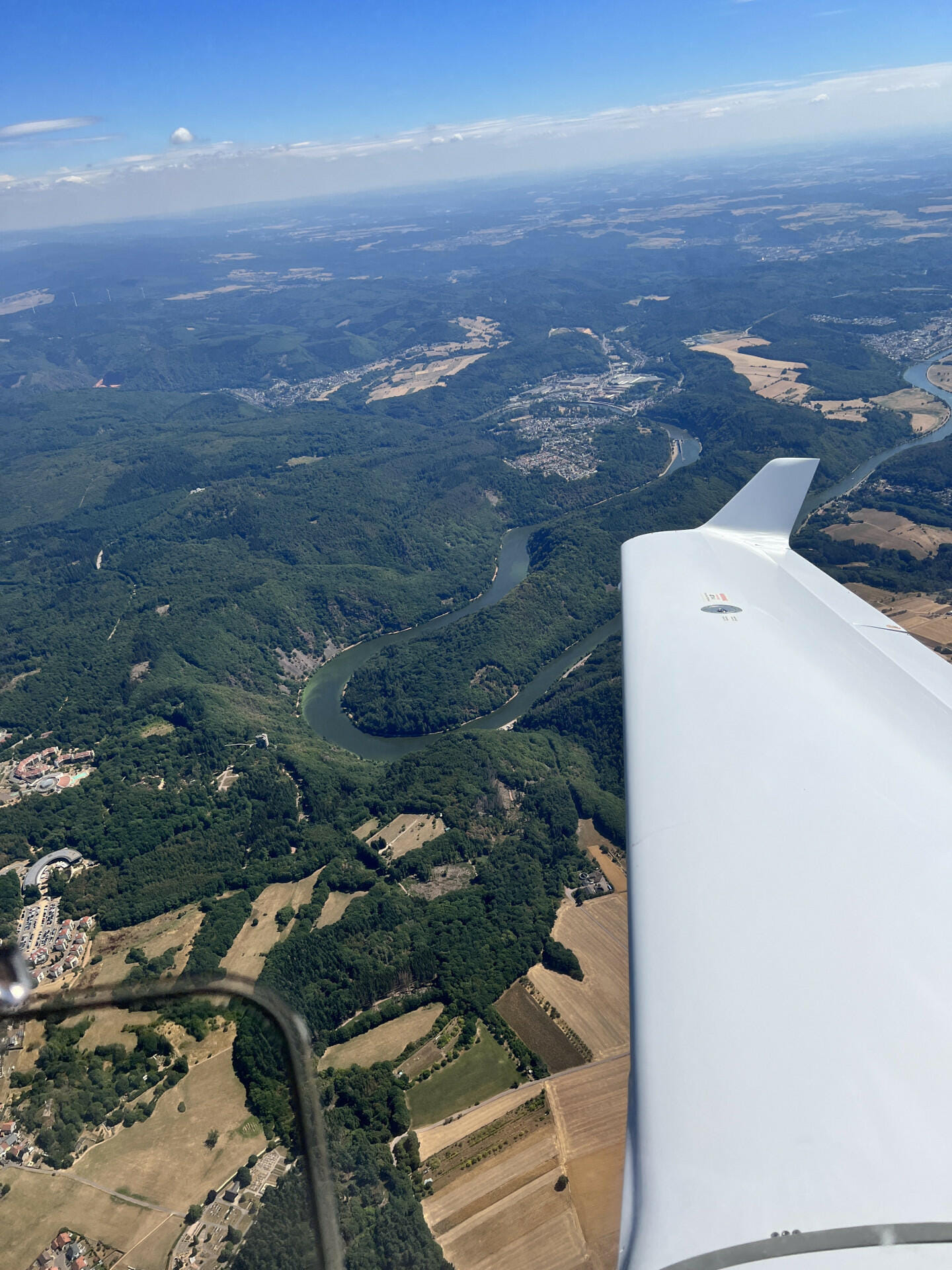 Rundflug über das Saarland mit Zwischenlandung in Saarlouis