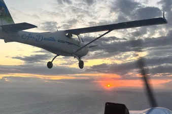 vol en ULM Volcan - cascades - cirques depuis Pierrefonds