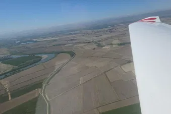 The first part of the flight will include a low route over the plains of Piemonte