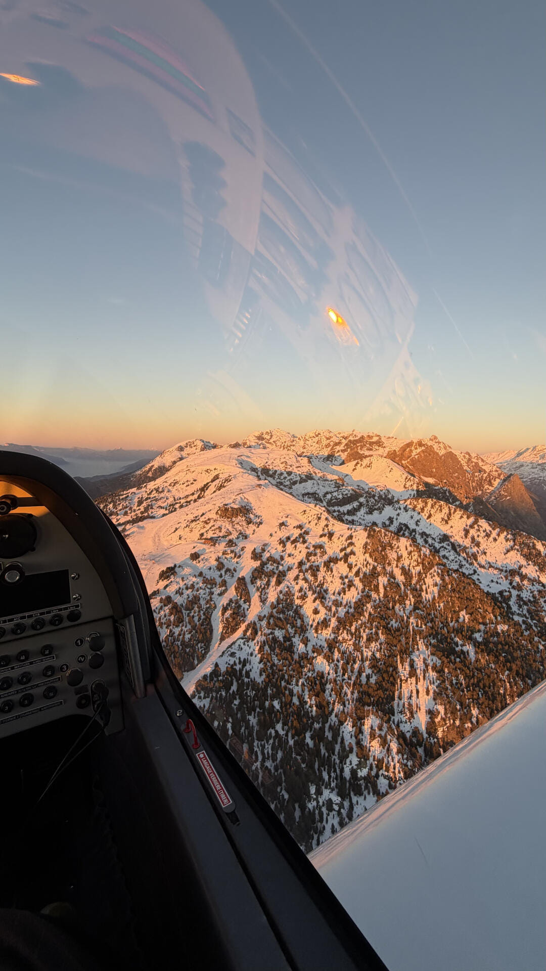 Chamrousse au coucher du soleil
