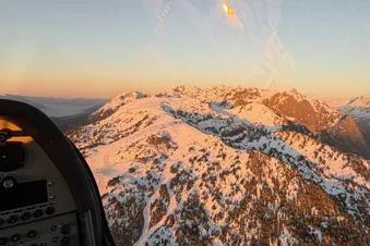 Chamrousse au coucher du soleil