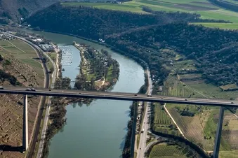 Mosel bridge Winningen Koblenz