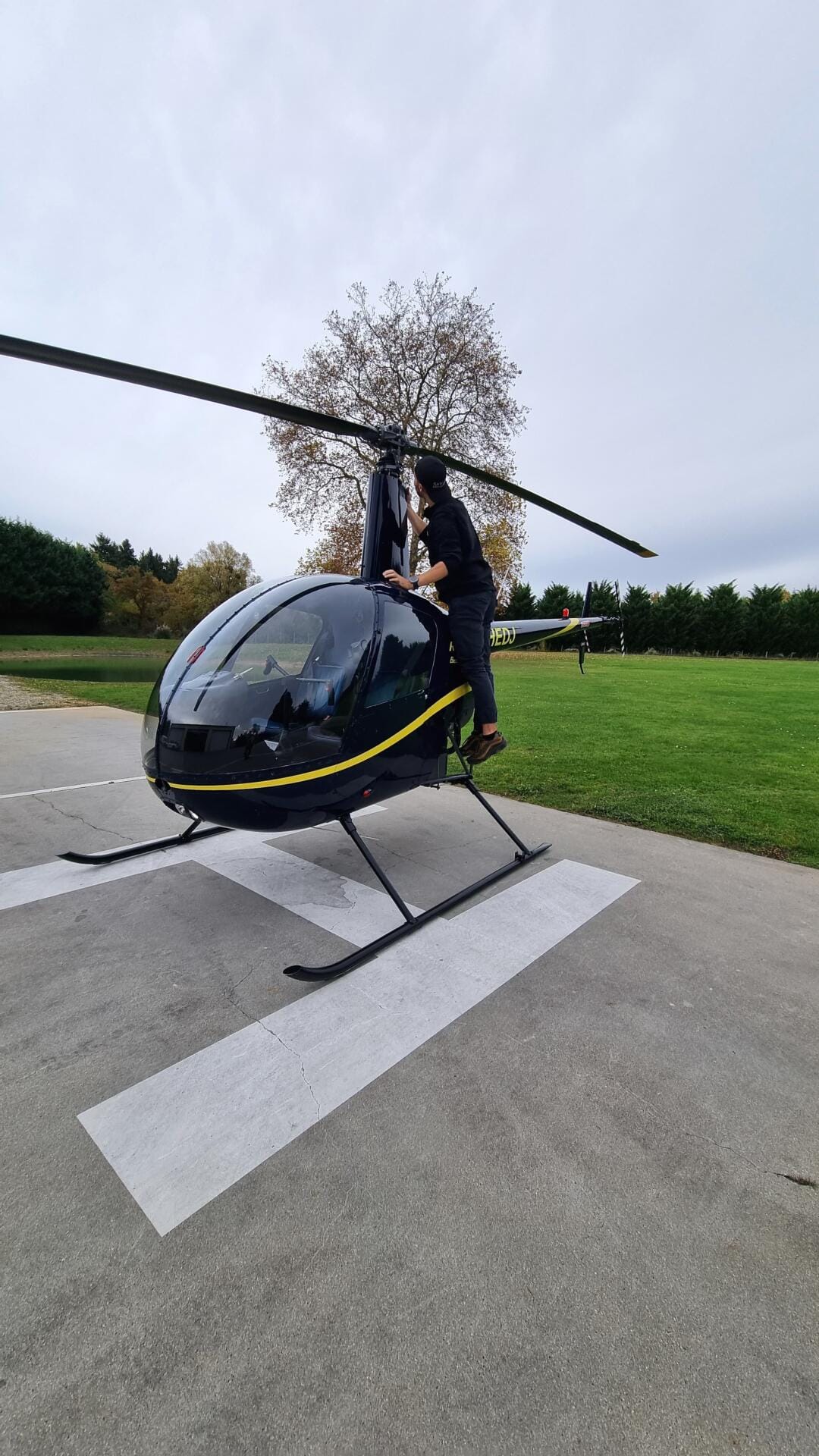 Découverte de l'hélicoptère