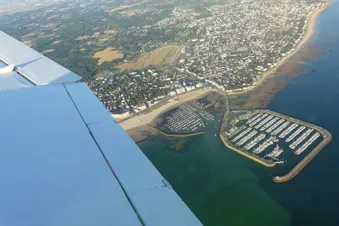 Balade aérienne au-dessus de la presqu'île Guérandaise
