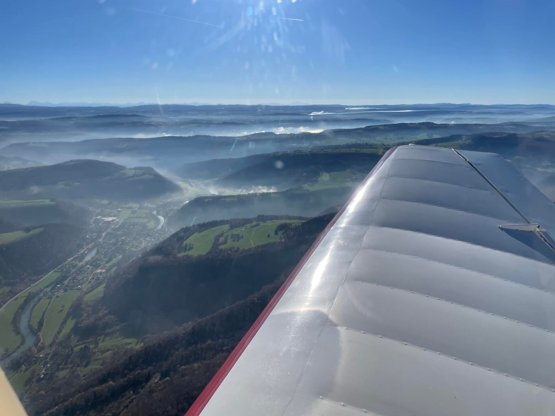 Vol Franco-Suisse! Chasseral, Bienne, Neuchâtel.