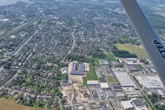 Sightseeing Flight over the Ruhr Gebiet, Rhein, Xanten