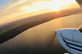 Über dem Steinhuder Meer