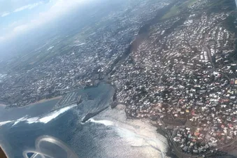 vol en ULM Volcan - cascades - cirques depuis Pierrefonds