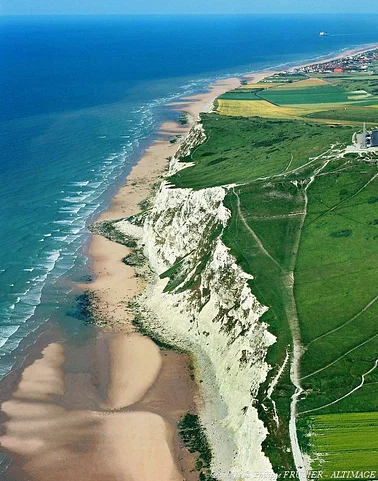 Vol baie de Wissant & site des 2 caps depuis Merville