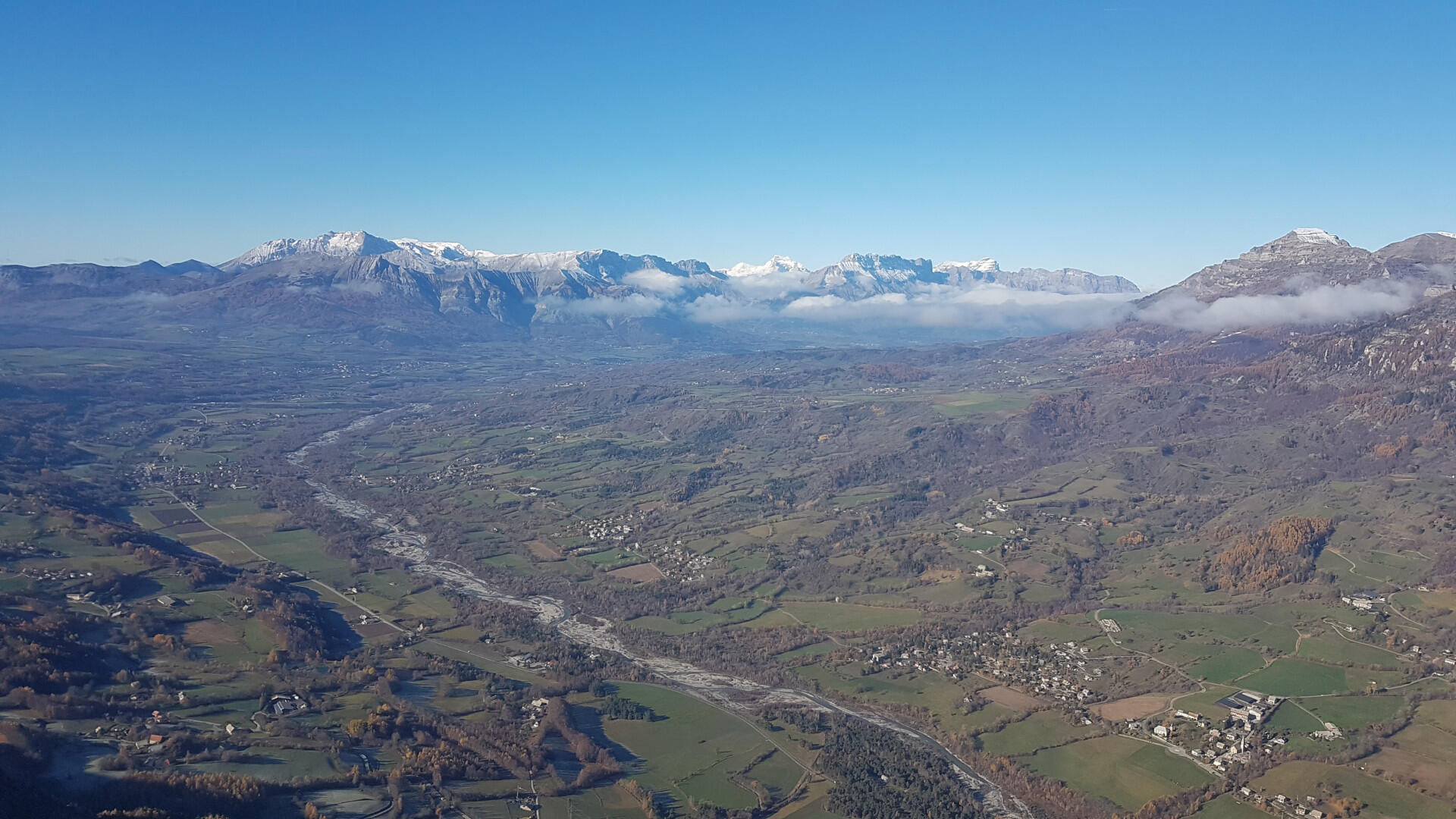 Alpes du Sud, lac de Serre-Ponçon, via lac de Sainte-Croix