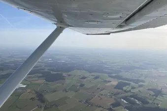 Rundflug über das Münsterland oder das Ruhrgebiet