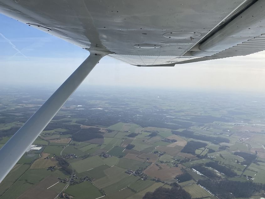 Rundflug über das Münsterland oder das Ruhrgebiet