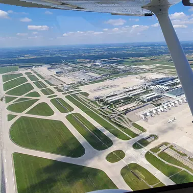 Spezialflug für Luftfahrtfans