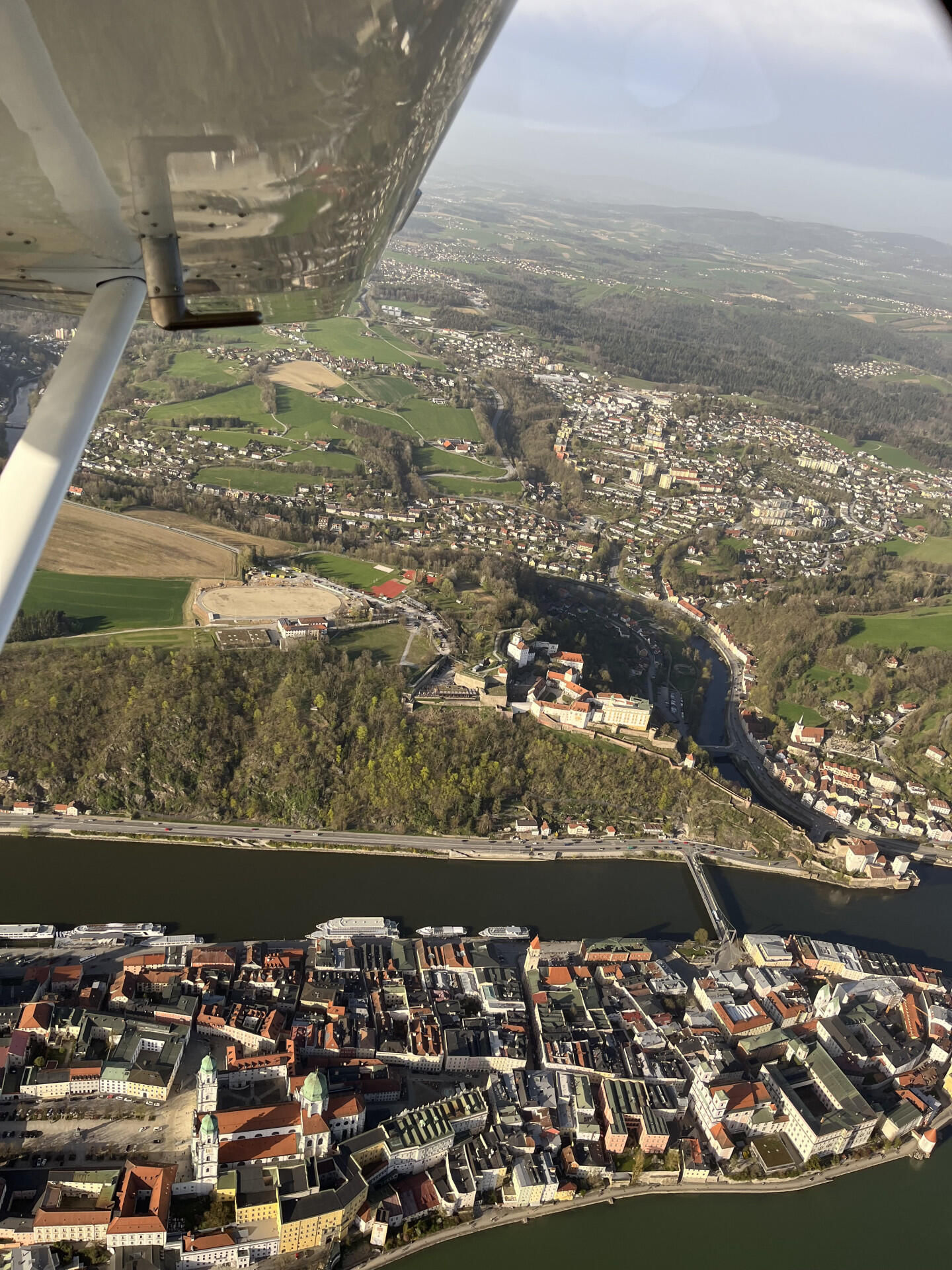 Rundflug Passau und Umgebung