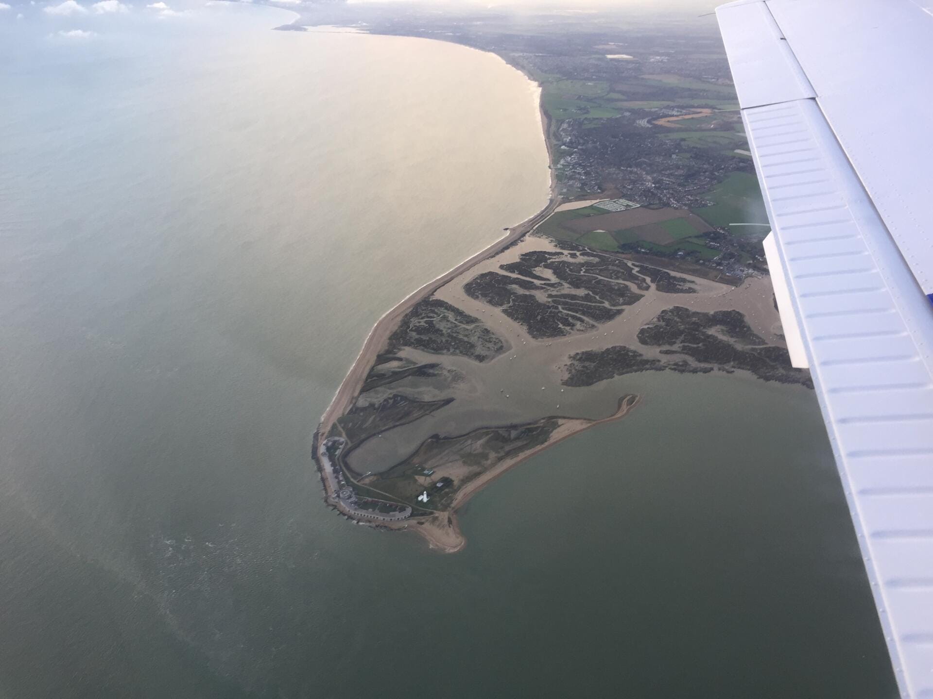 Sightseeing over Isle of Wight