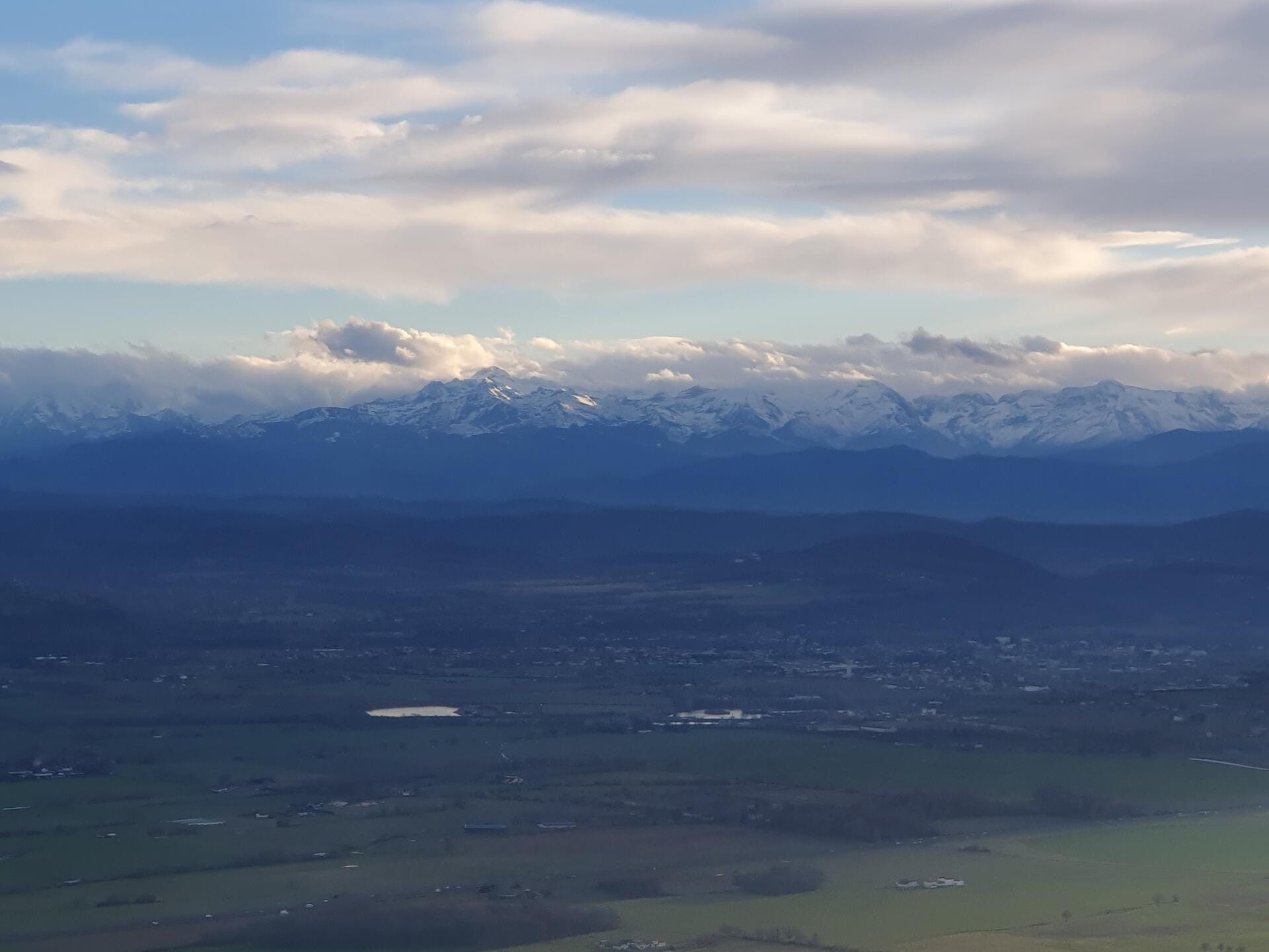 En montée vers les Pyrénées