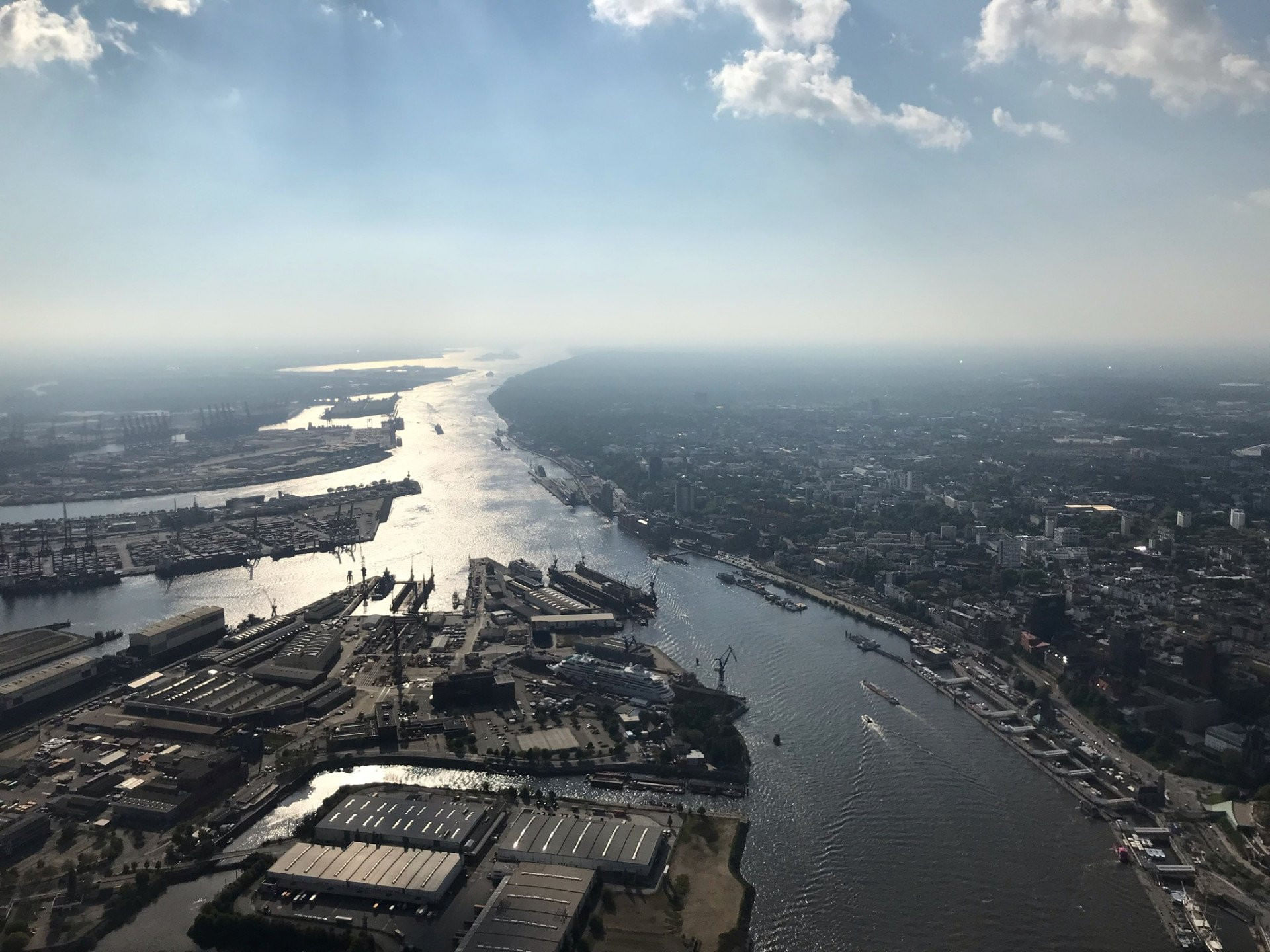 Panorama Rundflug Hamburg