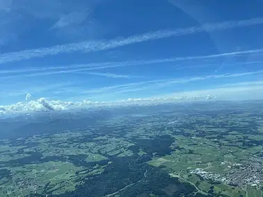 Rundflug über die fränkische Schweiz