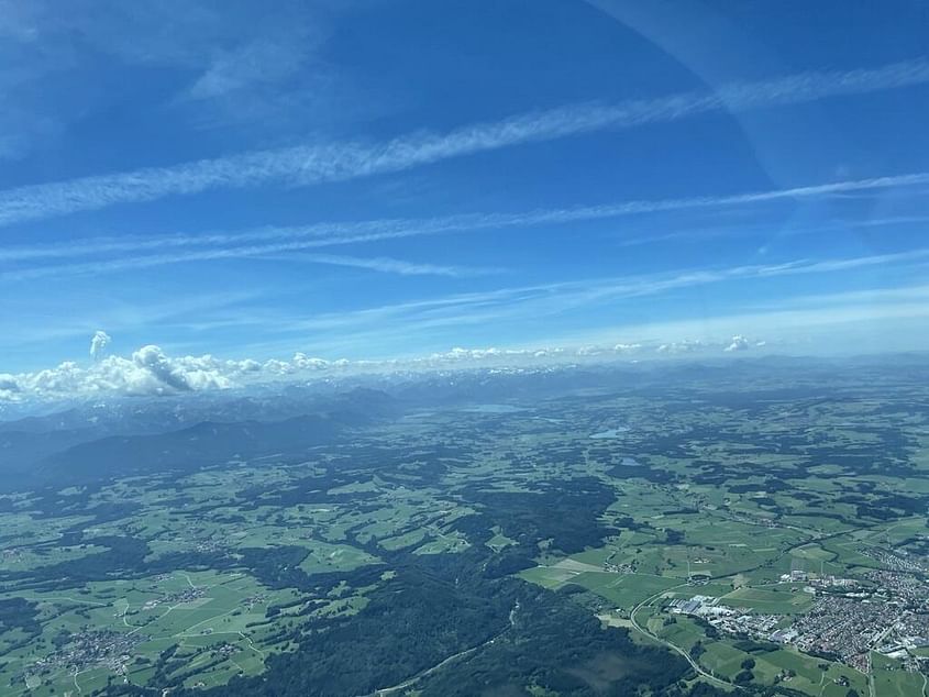 Rundflug über die fränkische Schweiz
