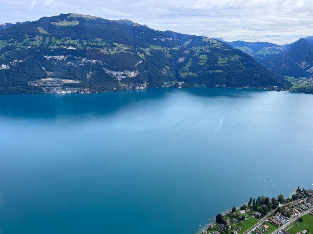 Thunersee mit Blick auf den Beatenberg
