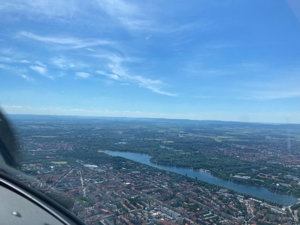 Rundflug über Hannover