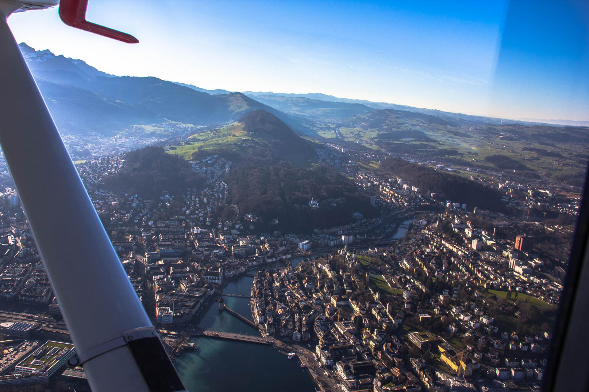 Luzern City - Seebrücke - Reuss