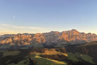 Sonnenuntergang am Säntis