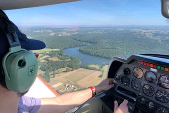 Balade autour de Nantes en avion
