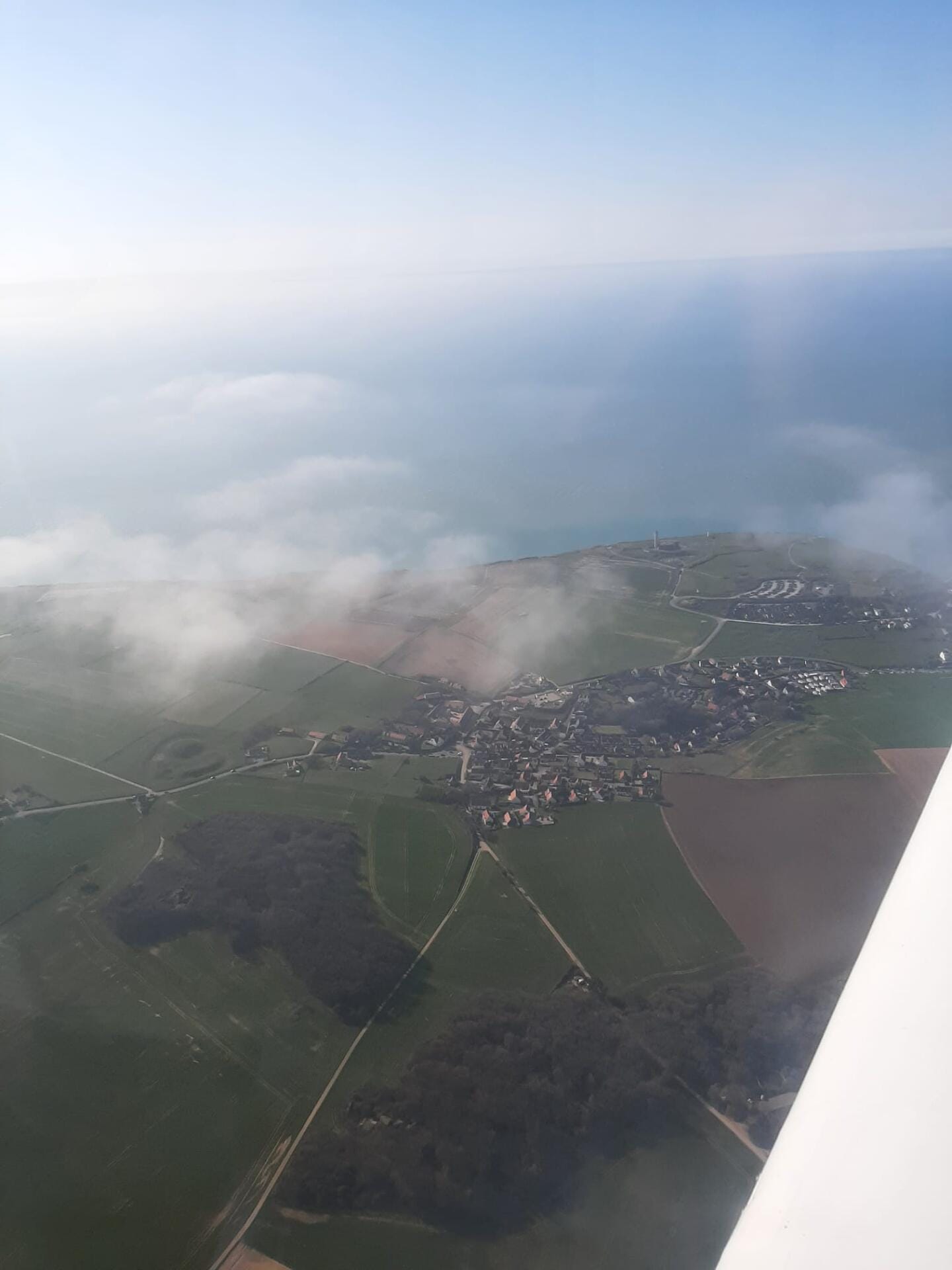 Opal coast from above
