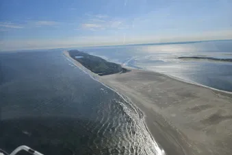 Juist aus Sicht vom Billriff Richtung Osten