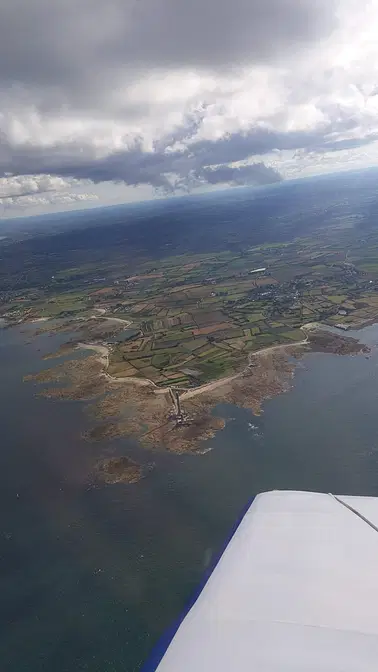 Balade aérienne le long de la côte de Barfleur (1h15m)