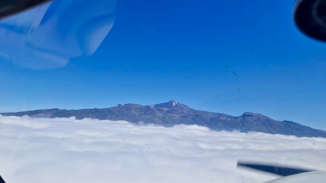 Flight through the north of Tenerife