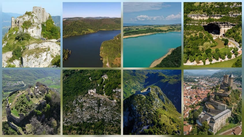 🛩️ Chateaux Cathares et Lacs en Ariège