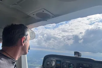 So werden Sie mich sehen, wenn der Traum vom Fliegen wahr wurde