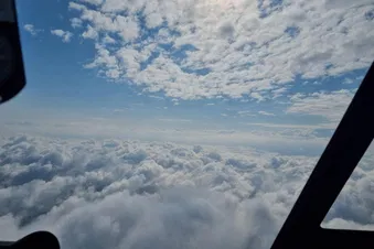 ...über den Wolken...