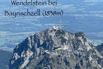 Flug zum Wendelstein