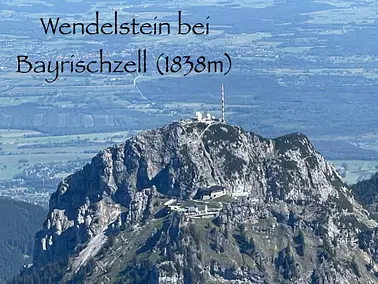 Flug zum Wendelstein