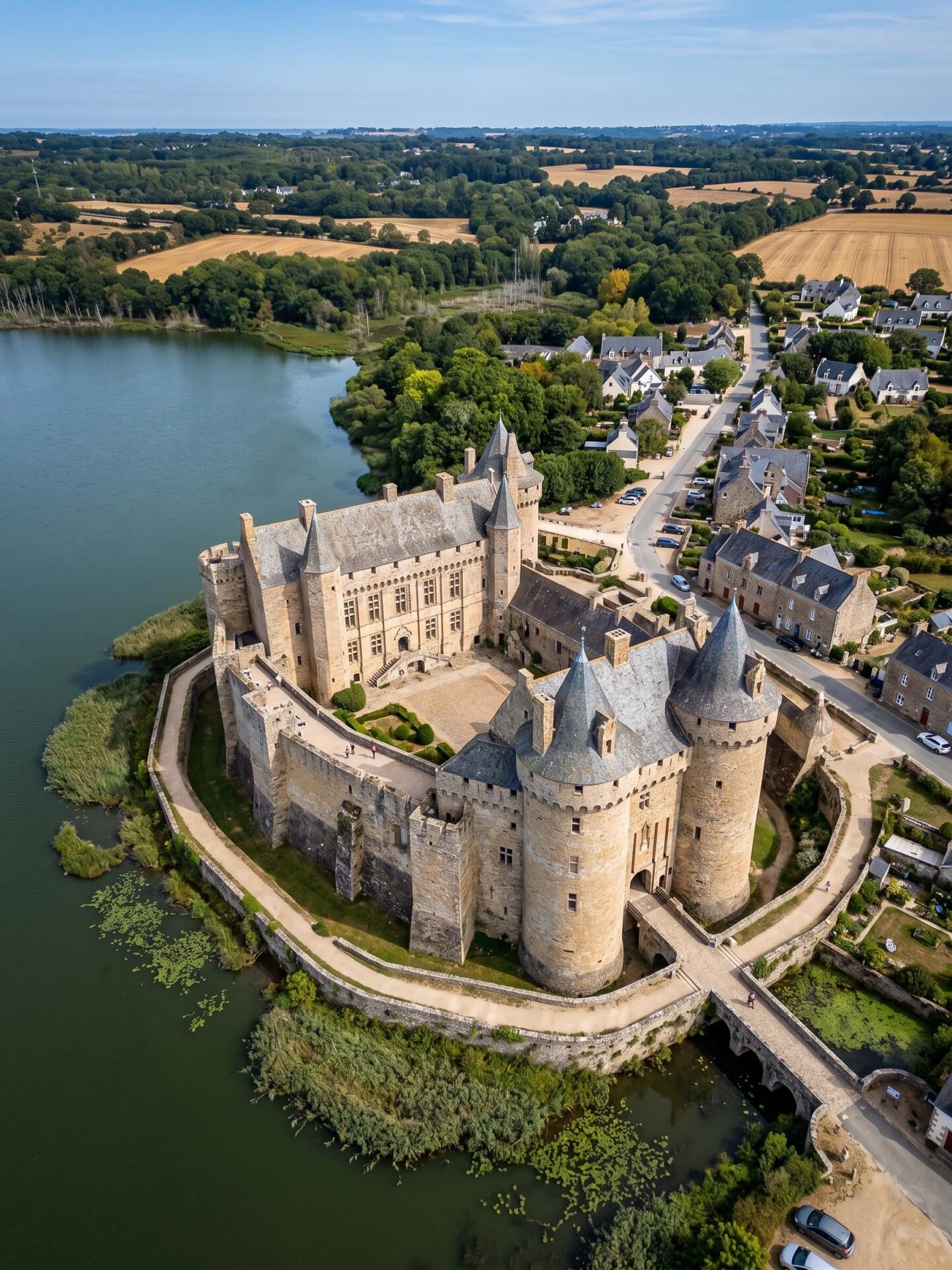 Bretagne sud, Iles  vues du ciel - Proposition de Restaurants
