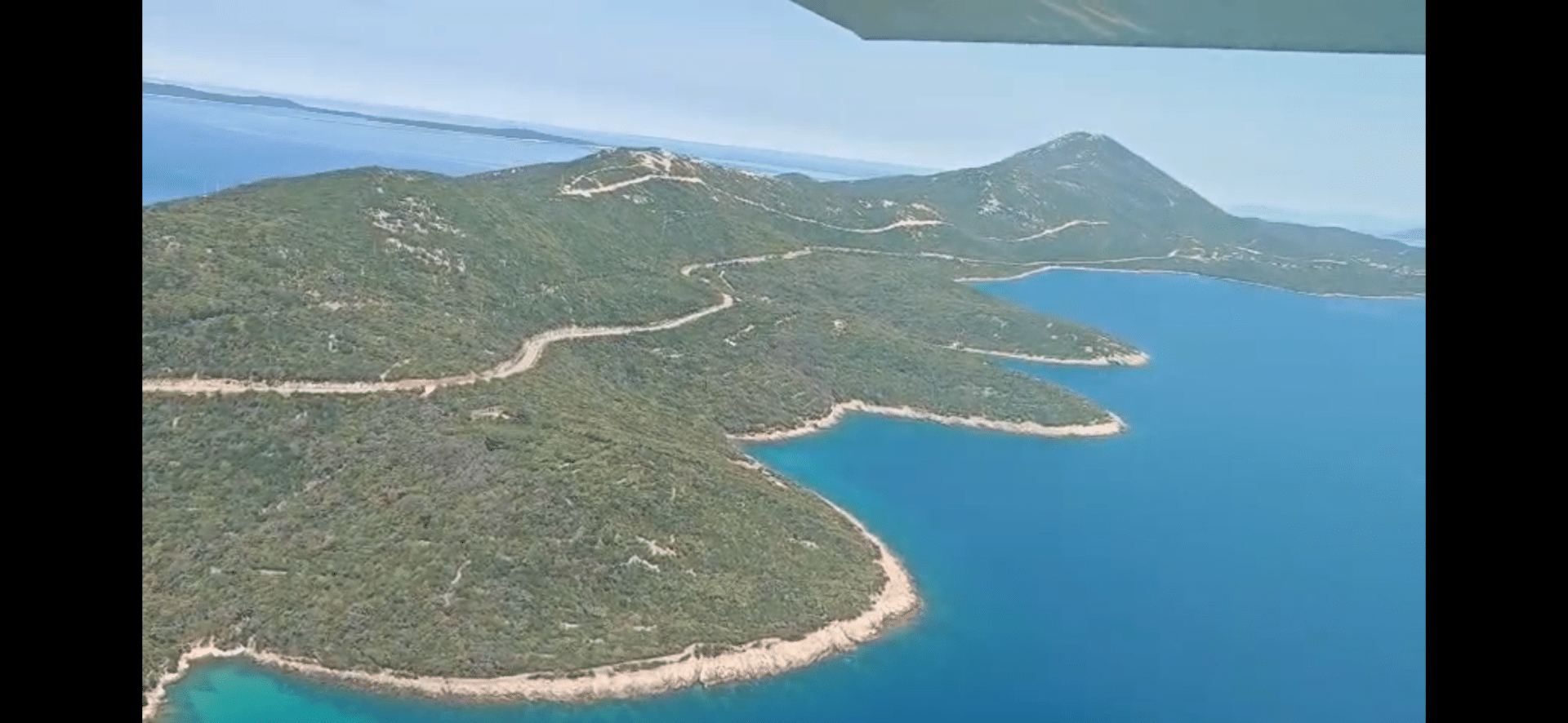 Cres aus 1000Fuss Flughöhe
