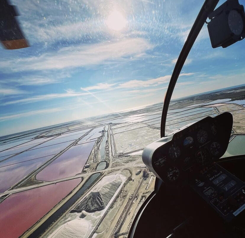 Balade front de mer Héraultais en hélicoptère R66