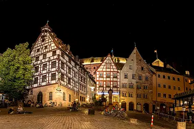 Nürnberg bei Nacht, Cessna 172