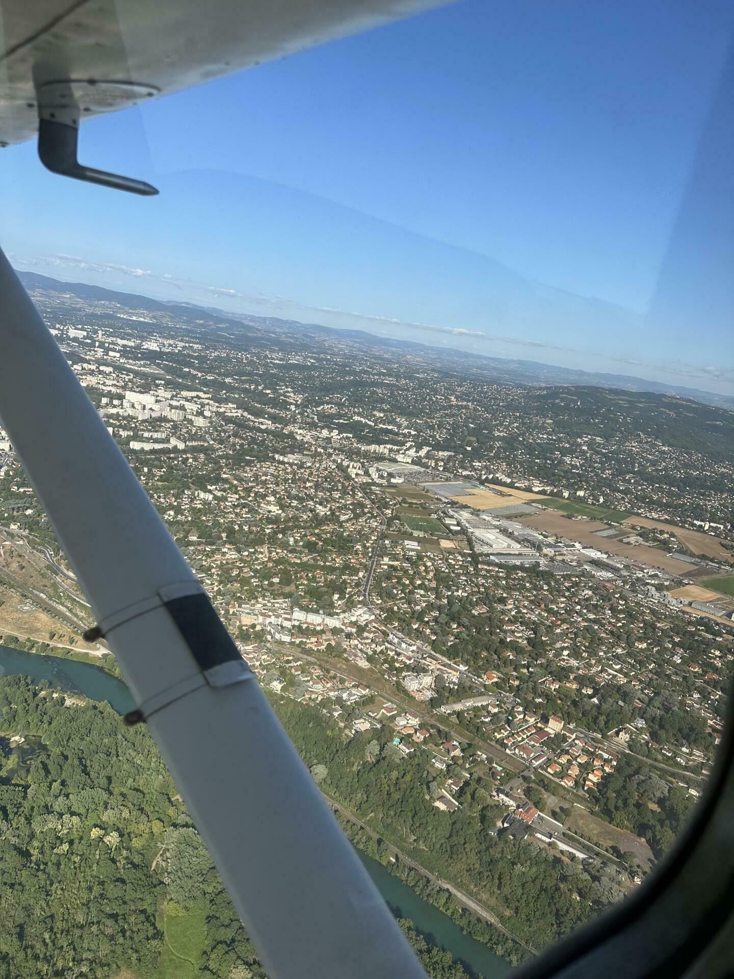 Balade aérienne autour de Lyon