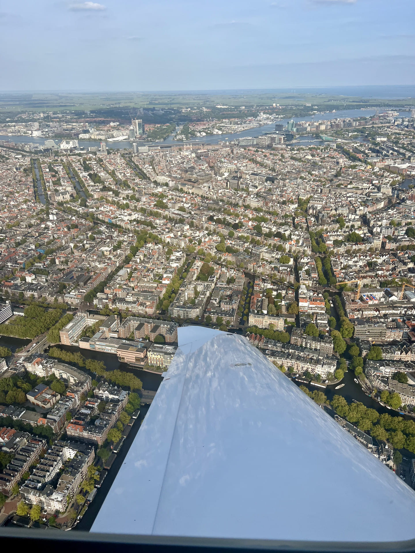 Sightseeing flight over Texel and Amsterdam