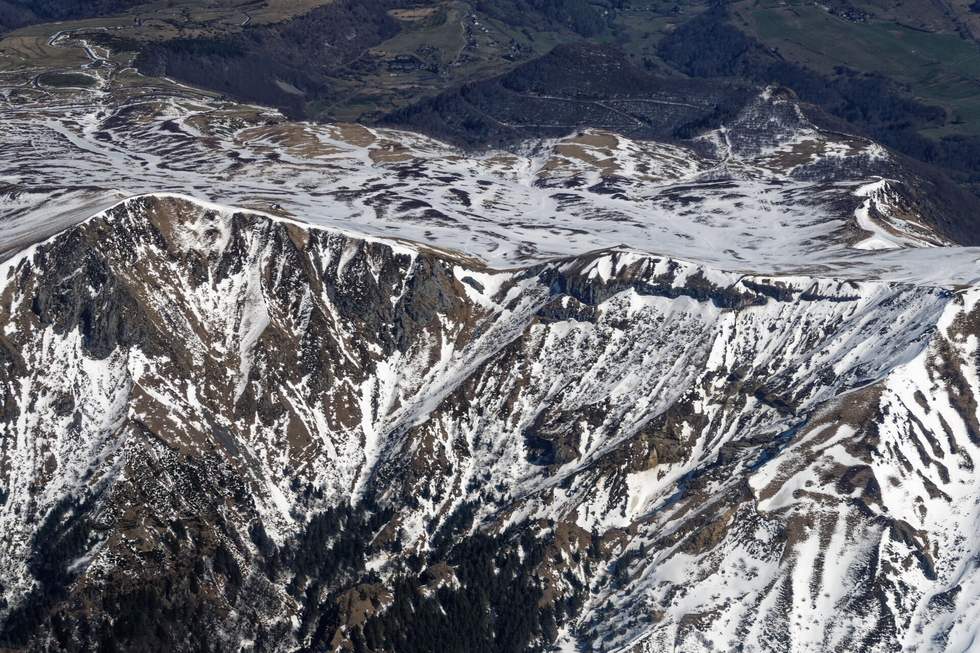 Chaîne des Volcans d’Auvergne, Puy de Dôme, massif du Sancy