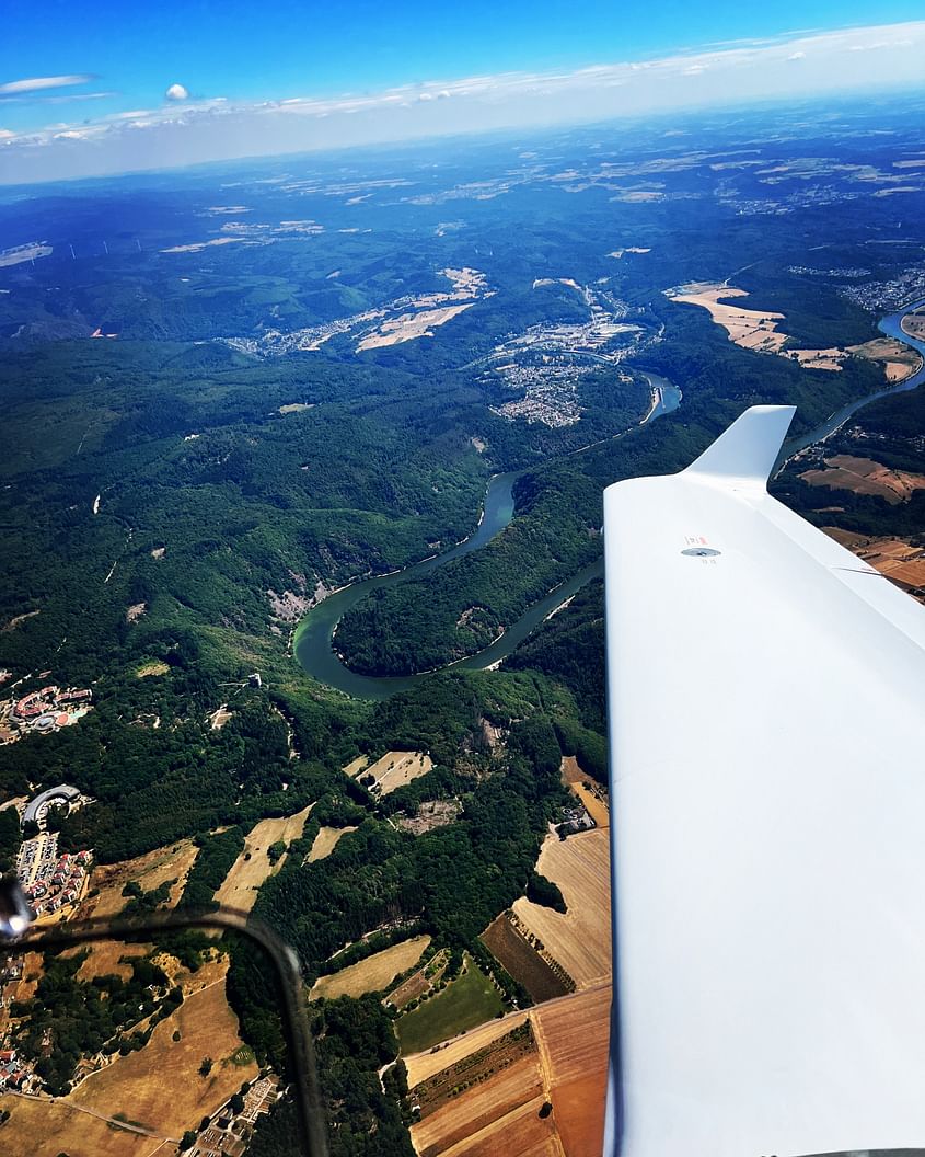 Rundflug über das Saarland